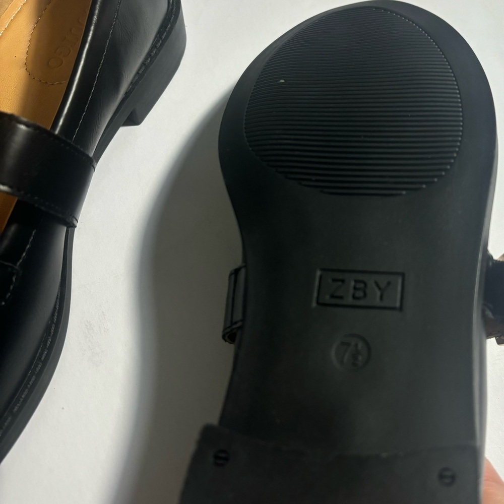 Classic Black Mary Jane Loafers for Women - Picture 6 of 13